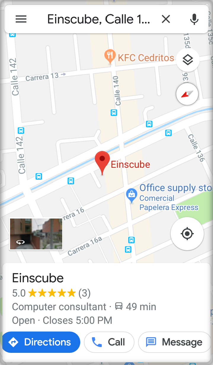 Einscube Google Maps